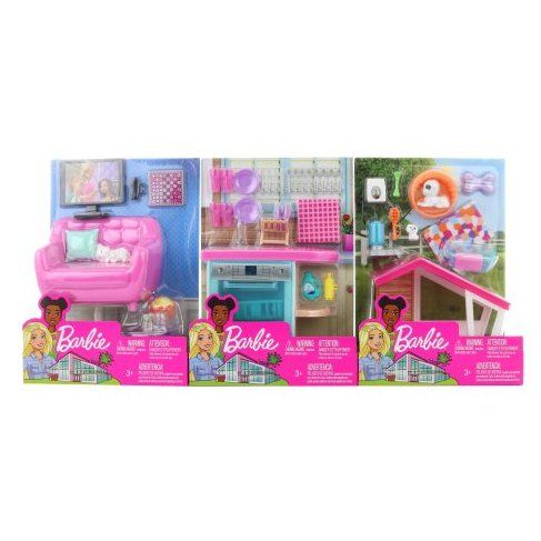Inheritance comment meat Accesorii Barbie, Mobilier interior, set - Diverta Online