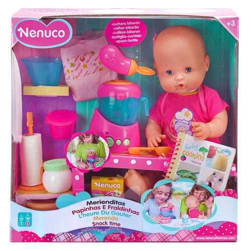 Papusa Nenuco Set Pentru Mancare Pkt700013300