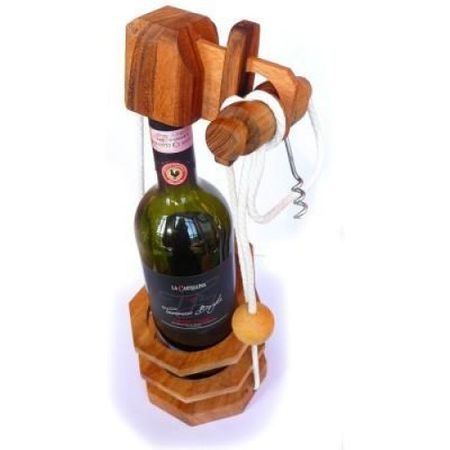 Puzzle mecanicNot For AlcoholicCorkscrew bottle
