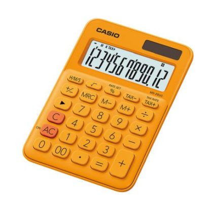 Calculator birou Casio MS-20UC 12 digit orange