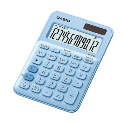 Calculator birou Casio MS-20UC 12 digit bleu