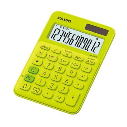 Calculator birou Casio MS-20UC 12 digit lime