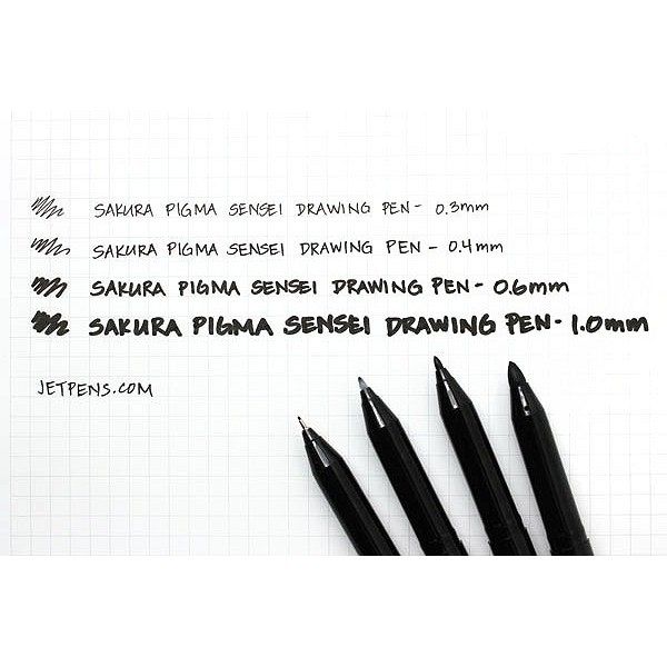 Liner Sakura Pigma Sensei,03,black - Diverta Online