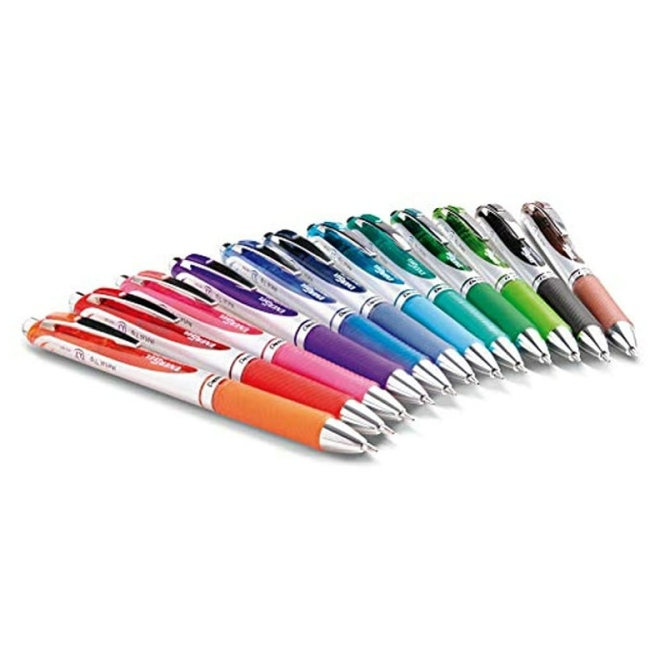 Pentel EnerGel 0.7mm Gel Ink 20-Color Pen Set - 20th Anniversary