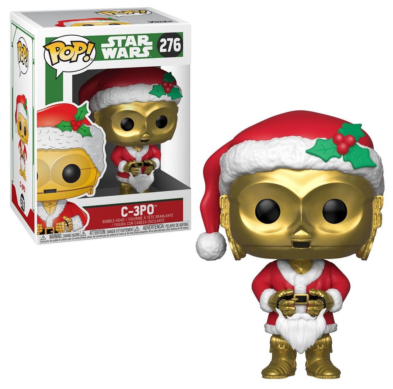 Figurina Funko POP! Bobble Star Wars: C3PO Editie de Craciun...