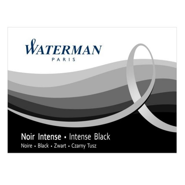 Patroane cerneala Waterman,negru,8buc/set
