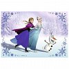 Puzzle Frozen,surori pentru totdeauna,2x24 pcs