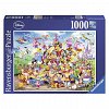 Puzzle Ravensburger - Carnavalul Disney Multicolor, 1000 piese
