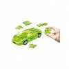 Puzzle 3D, masina Lamborghini, verde transparent, plastic