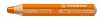 Creion colorat Stabilo Woody 3in1, portocaliu
