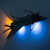 Lampa de perete 3DlightFX Avion - 3D Fighter Jet Light