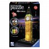 Puzzle 3D Big Ben noaptea, editie luminoasa, 216 piese