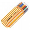 Liner Stabilo Point 88 Zebrui Neon, 0.4 mm, set 20 buc, etui oval, portocaliu cu alb