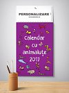Calendar perete 33x48cm,Animalute,12f,2017