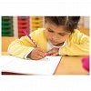 Creion colorat Stabilo EASYcolors, pentru dreptaci, orange
