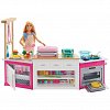 Barbie,set cu mobila de bucatarie
