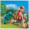 Playmobil-Motociclist si raptor