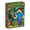LEGO Minecraft Steve Minecraft BigFig cu papagal