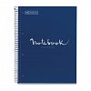 Caiet cu spira A4, 80 file, 90 g-mp, dictando, 4 perforatii, MiquelRius Emotions, navy