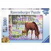 Puzzle Ravensburger - Cal cu manz, 300 piese