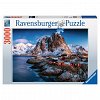 Puzzle Ravensburger - Hamnoy, 3000  piese