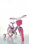 Bicicleta fete, 14inch, Fluturi MTB, roz, 3-4 ani, 1 viteza