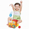 Jucarie interactiva Hola Toys - Locomotiva cu bile, sunete si lumini