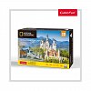 Puzzle 3D CubicFun - Castelul Neuschwanstein + Brosura, 128 piese