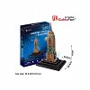 Puzzle 3D LED CubicFun - Empire State Building, 38 piese