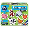 Set 6 Puzzle Ferma, 12 piese, Orchard Toys