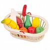 Cosulet cu fructe din lemn New Classic Toys