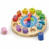Puzzle lemn New Classic Toys - Ceas
