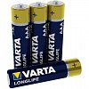 Baterie alcalina AAA LR03 Varta Longlife, Blister, 4 buc