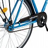 Bicicleta City roti 28 Inch, frane mecanice V-Brake, Velors Ukrayna CSV28/93A, cadru albastru cu des