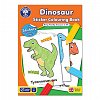 Carte de colorat cu activitati in limba engleza si abtibilduri - Dinozaur, Orchard Toys