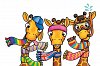 Joc educativ Girafe cu Fular, Orchard Toys