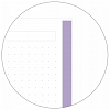 Caiet cu spira A5, 80 file, puncte, 2 perforatii, MiquelRius Emotions, lavanda