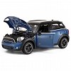 Masina Rastar - Mini Cooper, albastru, metalica, 1:24