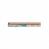 Rigla 17cm, Herlitz GREENline, lemn