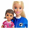 Papusa Barbie You can be - Antrenor de fotbal blonda