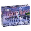 Puzzle Enjoy - Cloudy Sky Over Manhattan, New York, 1000 piese