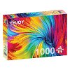 Puzzle Enjoy - Colorful Paint Swirl, 1000 piese