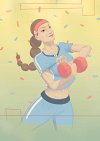 Felicitare Be Fit and Healthy