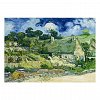 Puzzle Enjoy - Vincent Van Gogh: Thatched Cottages at Cordeville, 1000 piese