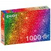 Puzzle Enjoy - Rainbow Glitter Gradient, 1000 piese