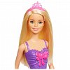 Papusa Barbie Dreamtopia - Printesa cu rochita rosie