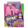 Papusa Barbie Fashionistas - Extra style, Fluffy pinky