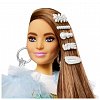 Papusa Barbie Fashionistas - Extra style, rochie curcubeu