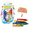 Craze Inkee, Creioane colorate pentru baie, set 6 culori, 3 ani+