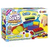 Craze Magic Sand - Nisip kinetic, Sandamazing Rainbow Studio, set 6 x 150 g, 7 accesorii